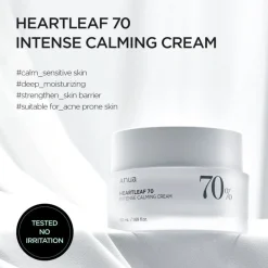 Heartleaf 70% Intense Calming Cream|ANUA Hot