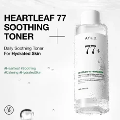 ANUA Heartleaf 77% Soothing Toner< Korean Skincare|Gezichtsreiniging
