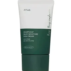 ANUA Heartleaf Silky Moisture Sun Cream 50ml< Zonnebrand