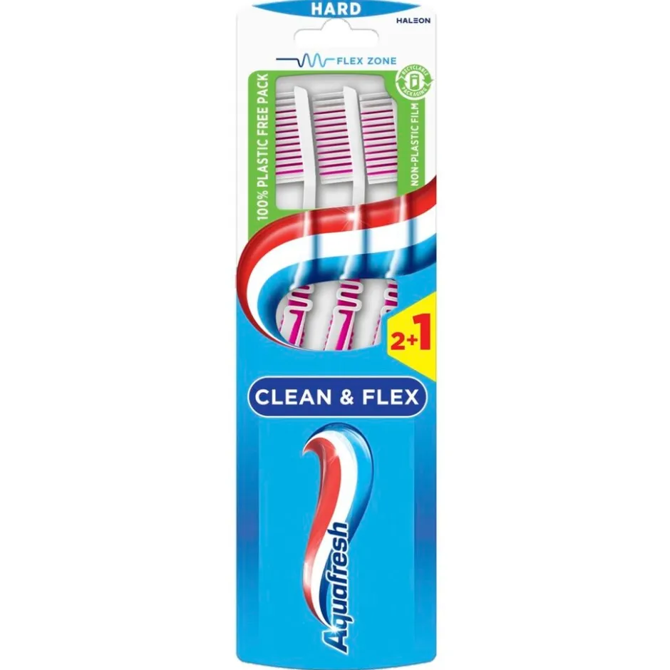 Clean & Flex Hard Tandenborstels|Aquafresh Outlet
