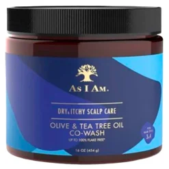 As I Am Dry & Itchy Scalp Care Olive & Tea Tree Oil Co-Wash< Shampoo
