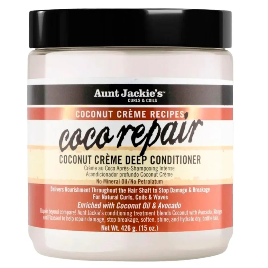 Aunt Jackie's Curls & Coils Coco Repair Coconut Crème Deep Conditioner< Krullenverzorging