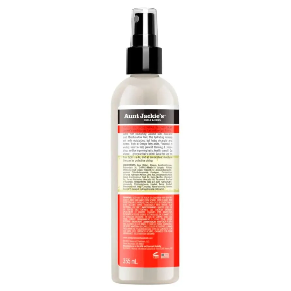 Aunt Jackie's Curls & Coils Flaxseed Recipes Half & Half Hydrating Silkening Hair Milk< Krullenverzorging