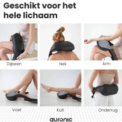 Draadloos Shiatsu Massagekussen|Auronic Sale