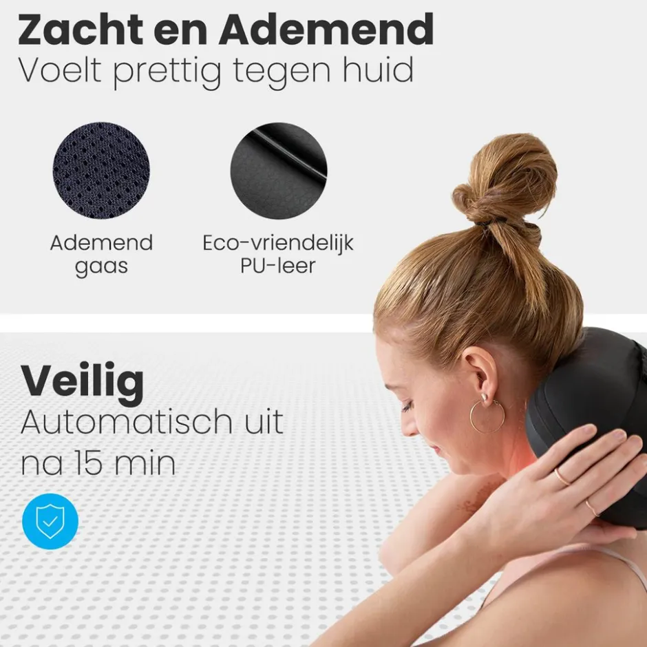Draadloos Shiatsu Massagekussen|Auronic Discount