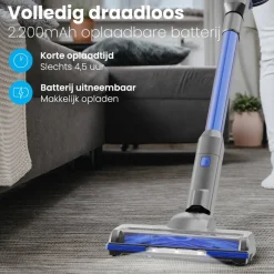 Auronic Draadloze Steelstofzuiger< Stofzuigers