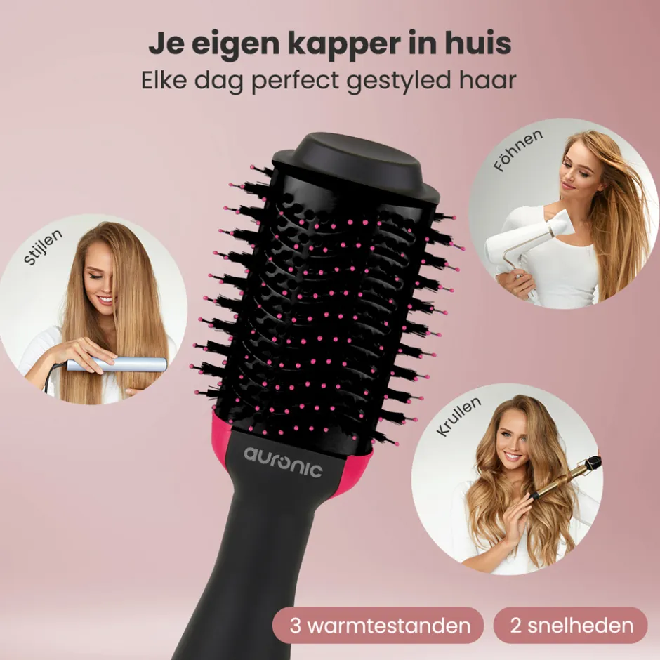Auronic 3-in-1 Föhnborstel< Haarstylers