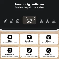 Auronic Luchtontvochtiger 10L per dag< Luchtbevochtiger