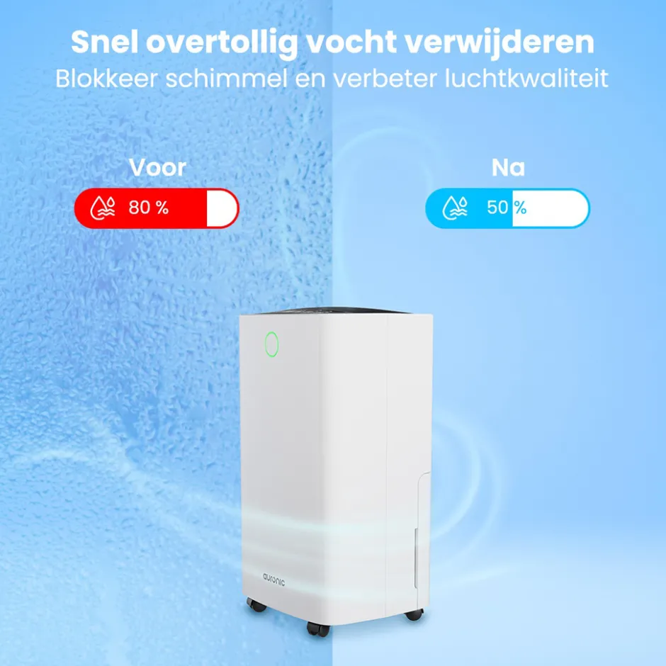Auronic Luchtontvochtiger 10L per dag< Luchtbevochtiger