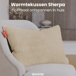 Auronic Sherpa Fleece Warmtekussen 45x60cm< Warmteproducten