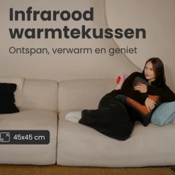 Auronic Sherpa Fleece Warmtekussen 45x45cm< Warmteproducten