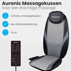 Auronic Shiatsu Massagekussen< Massageapparaten