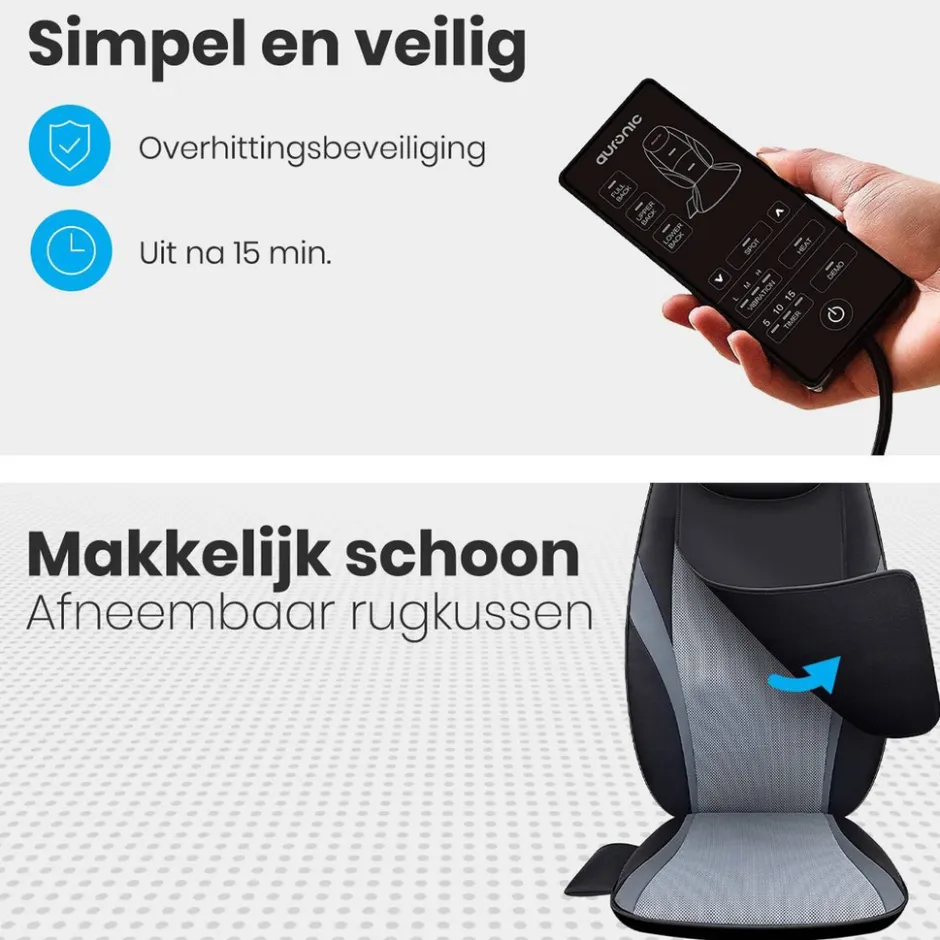 Auronic Shiatsu Massagekussen< Massageapparaten