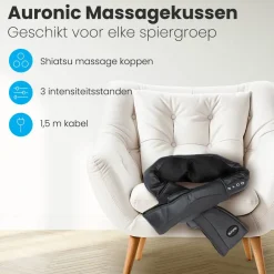 Auronic Shiatsu Massagekussen< Massageapparaten