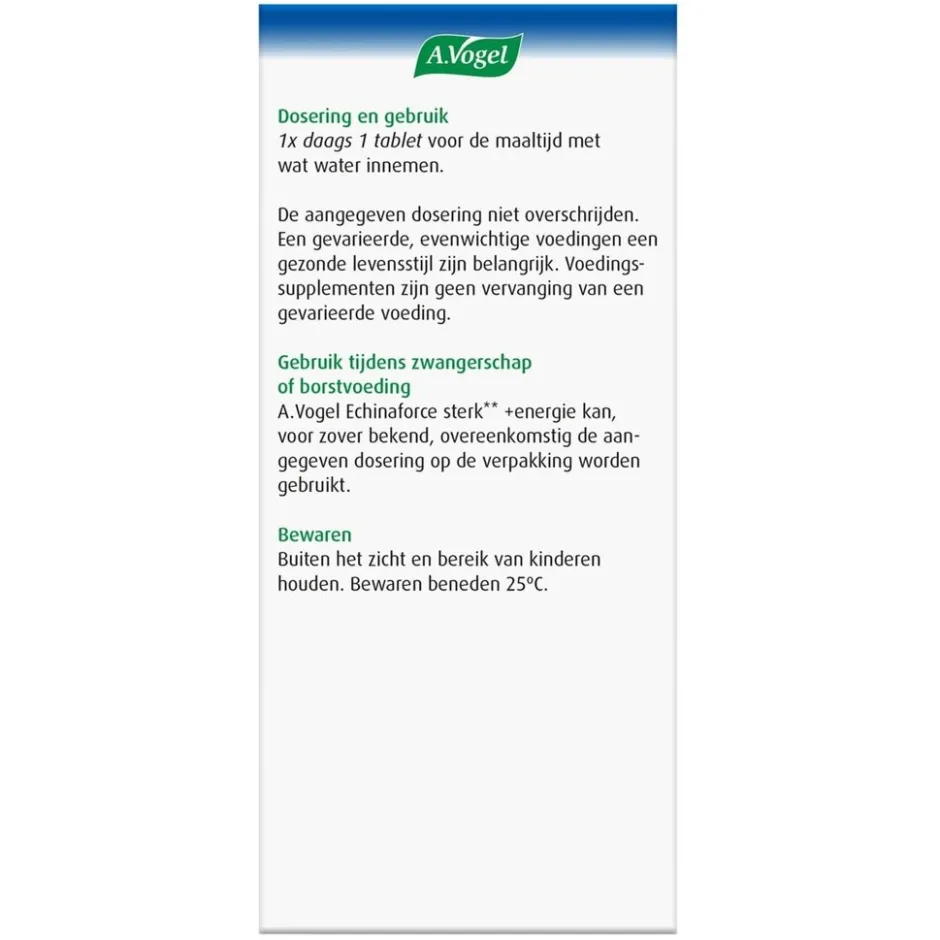 Echinaforce Sterk** + Energie2* Tabletten|A.Vogel Sale