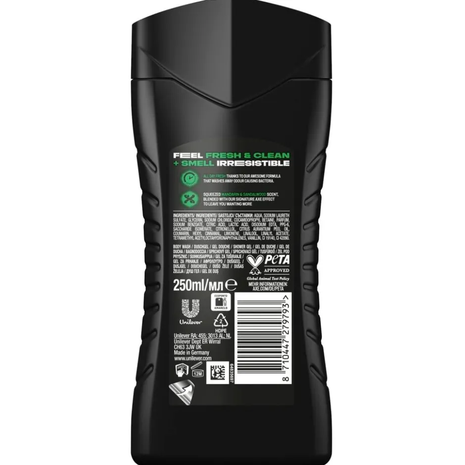 Axe Africa 3-In-1 Douchegel en Shampoo< Douchegel