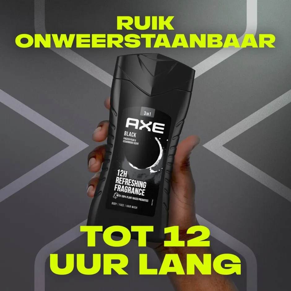 Axe Black 3-In-1 Douchegel< Douchegel