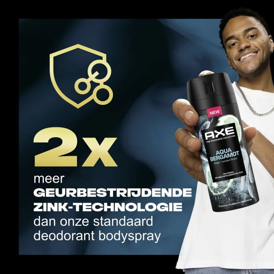 Aqua Bergamot Deodorant & Bodyspray|Axe Fine Fragrance Discount