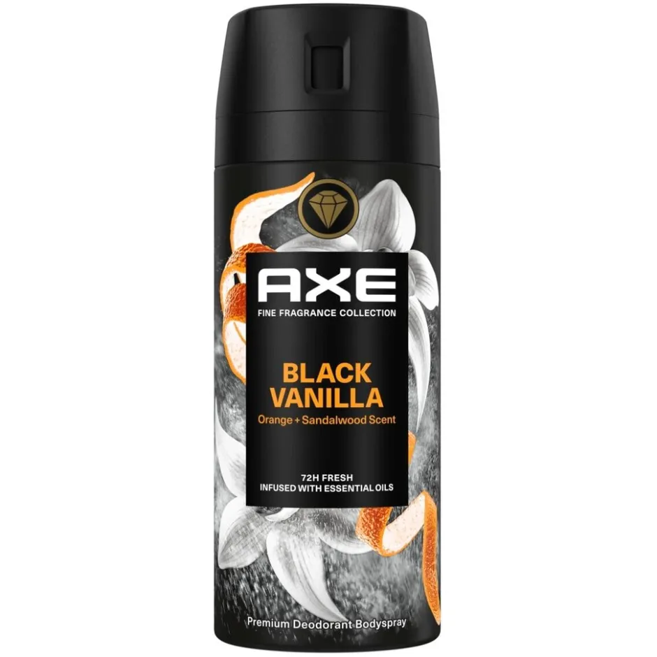 Black Vanilla Deodorant Bodyspray|Axe Fine Fragrance New