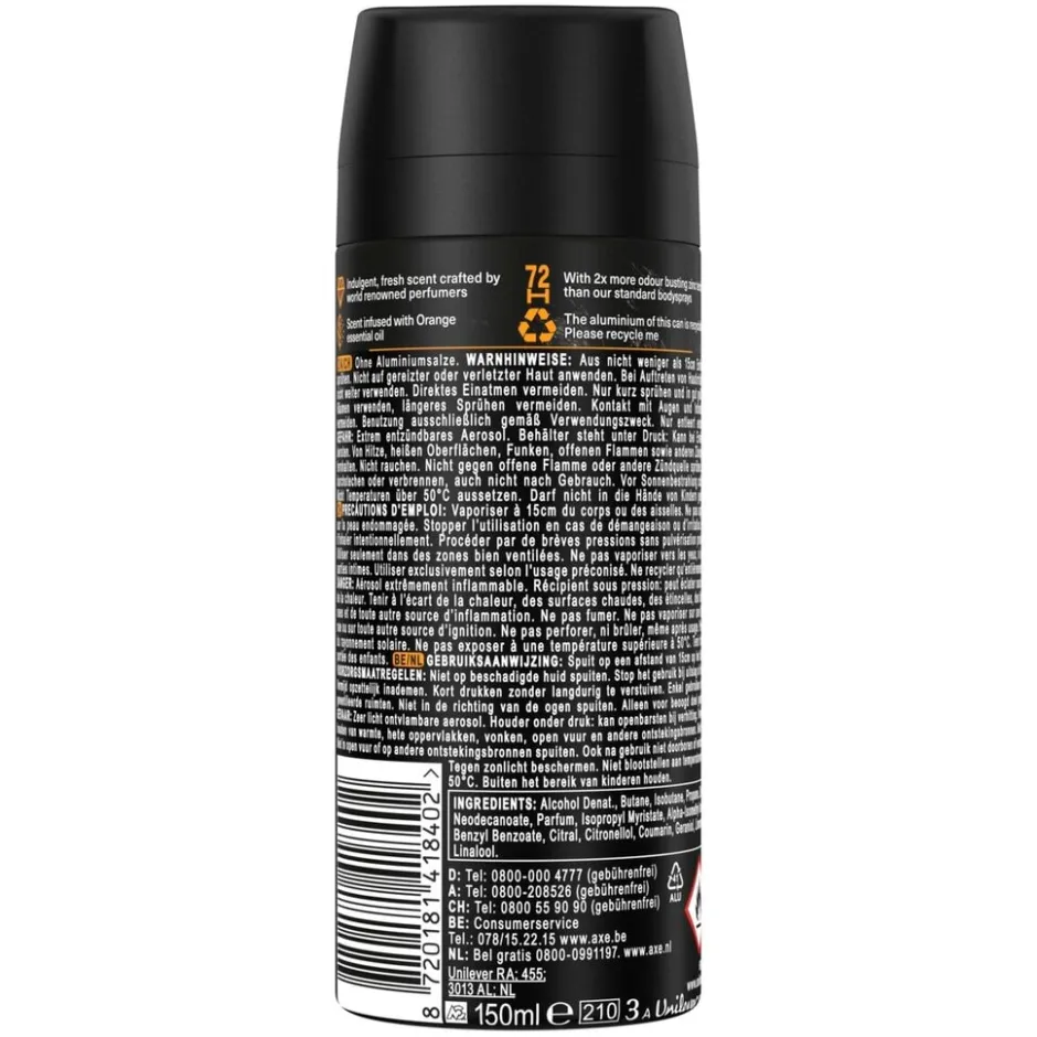 Black Vanilla Deodorant Bodyspray|Axe Fine Fragrance New