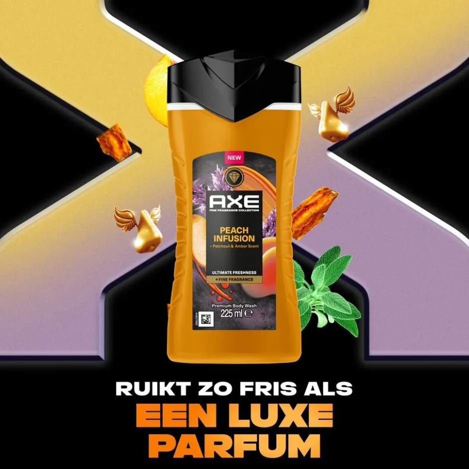 Peach Infusion Douchegel|Axe Fine Fragrance Outlet