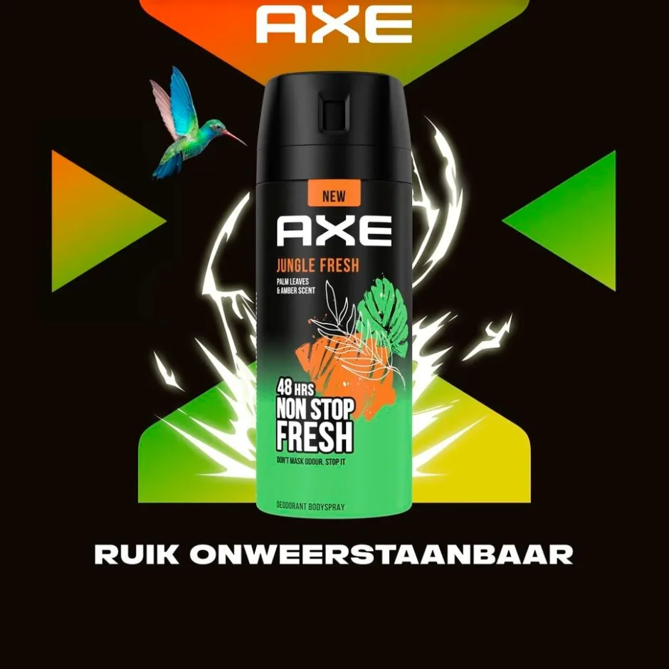 Axe Jungle Fresh Deodorant & Bodyspray< Deospray