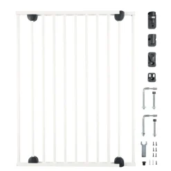 Babygo Safety BabySecure Wallfix White Traphek< Veiligheidshekjes
