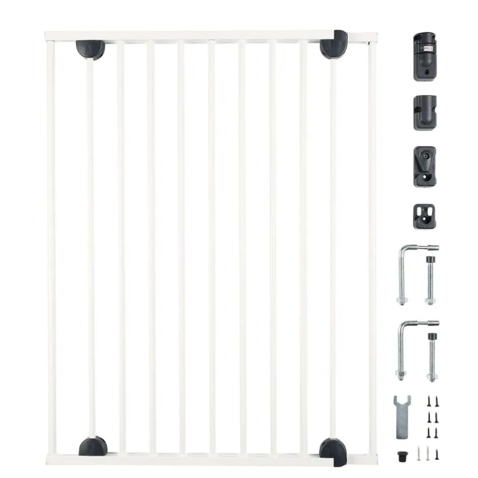 Babygo Safety BabySecure Wallfix White Traphek< Veiligheidshekjes