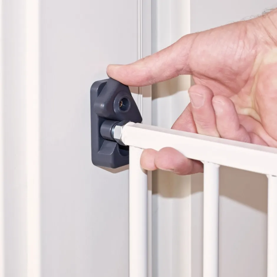 Babygo Safety BabySecure Wallfix White Traphek< Veiligheidshekjes