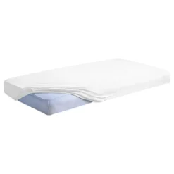 Babymatex Premium Badstof Wit 60x120 cm Ledikant Hoeslaken< Baby Beddengoed