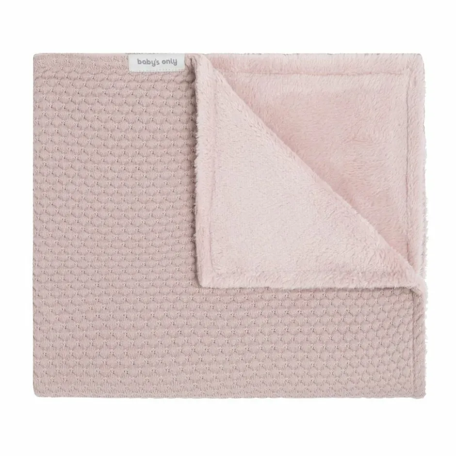Baby's Only Wiegdeken Teddy Sky Oud Roze 70 x 95 cm|Babys Only Clearance