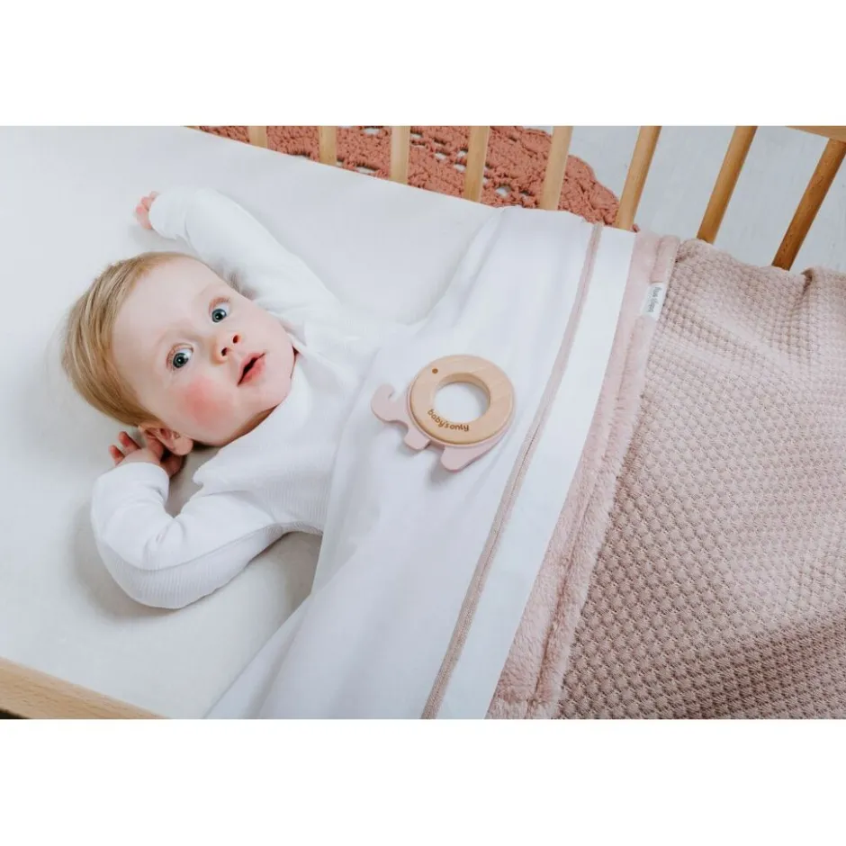 Baby's Only Wiegdeken Teddy Sky Oud Roze 70 x 95 cm|Babys Only Clearance