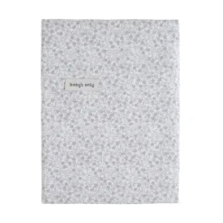 Babys Only Baby's Only Wieglaken Flower Nordic Blue< Baby Beddengoed
