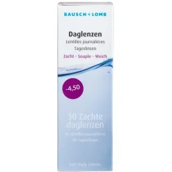 Bausch + Lomb -4.50 Zachte Daglenzen|Bausch & Lomb
