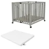 Bebies First Baby Box Met Wieltjes Sarah Met Matras< Babyboxen