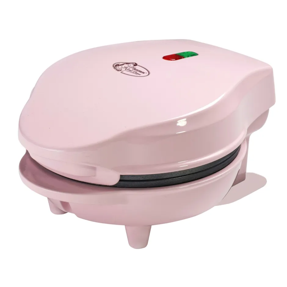 Bestron Mini Wafelijzer 550W Roze| Discount