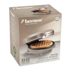 Bestron Wafelijzer AMW500SAT Beige| Discount