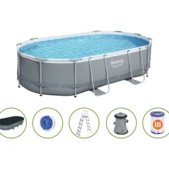 Power Steel ovalen opbouwzwembad|Bestway Clearance