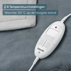 HD 75 Cosy Dark Grey Warmtedeken|Beurer Clearance