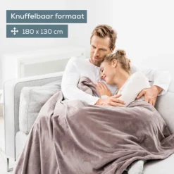 Beurer HD 75 Cosy Taupe Warmtedeken< Slapen|Warmteproducten
