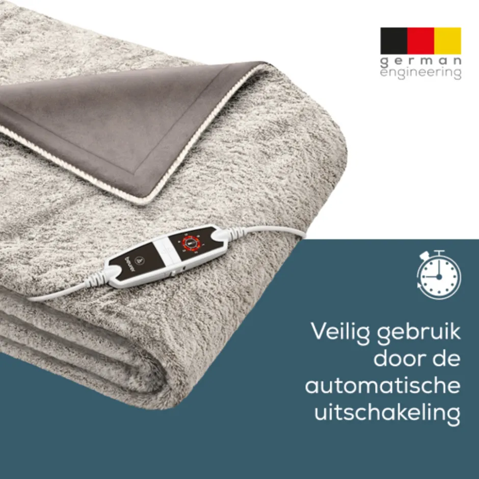 Beurer HD 150 XXL Nordic Taupe Warmtekussen< Slapen|Warmteproducten