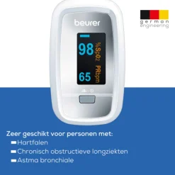 Beurer PO 30 Pulsoximeter Saturatiemeter< Saturatiemeter