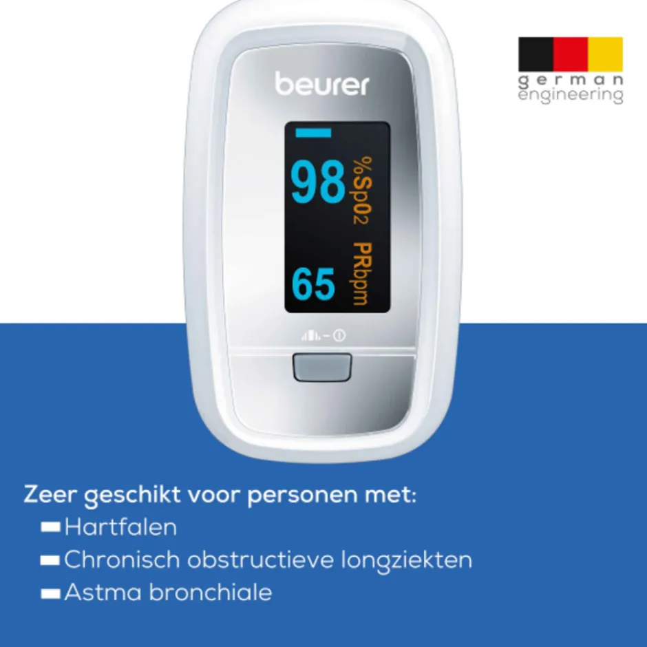 Beurer PO 30 Pulsoximeter Saturatiemeter< Saturatiemeter