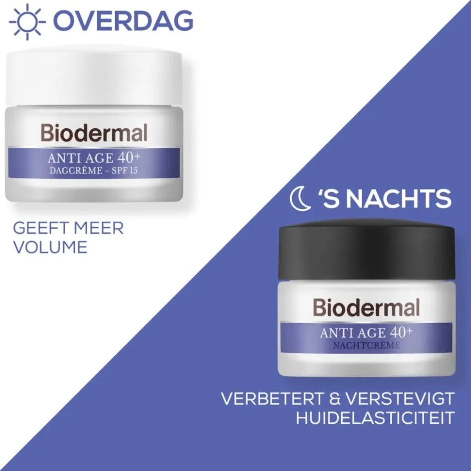 Anti Age 40+ Nachtcrème|Biodermal Discount