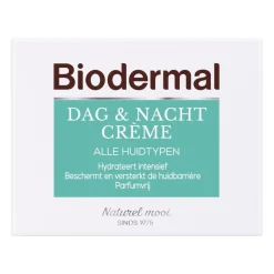 Biodermal Dag & Nachtcrème voor alle Huidtypen< Nachtcreme|Dagcreme