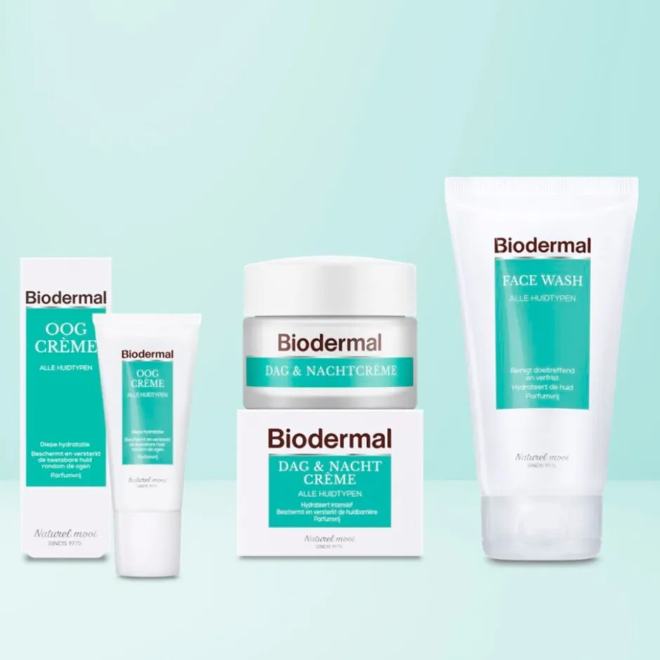 Biodermal Dag & Nachtcrème voor alle Huidtypen< Nachtcreme|Dagcreme