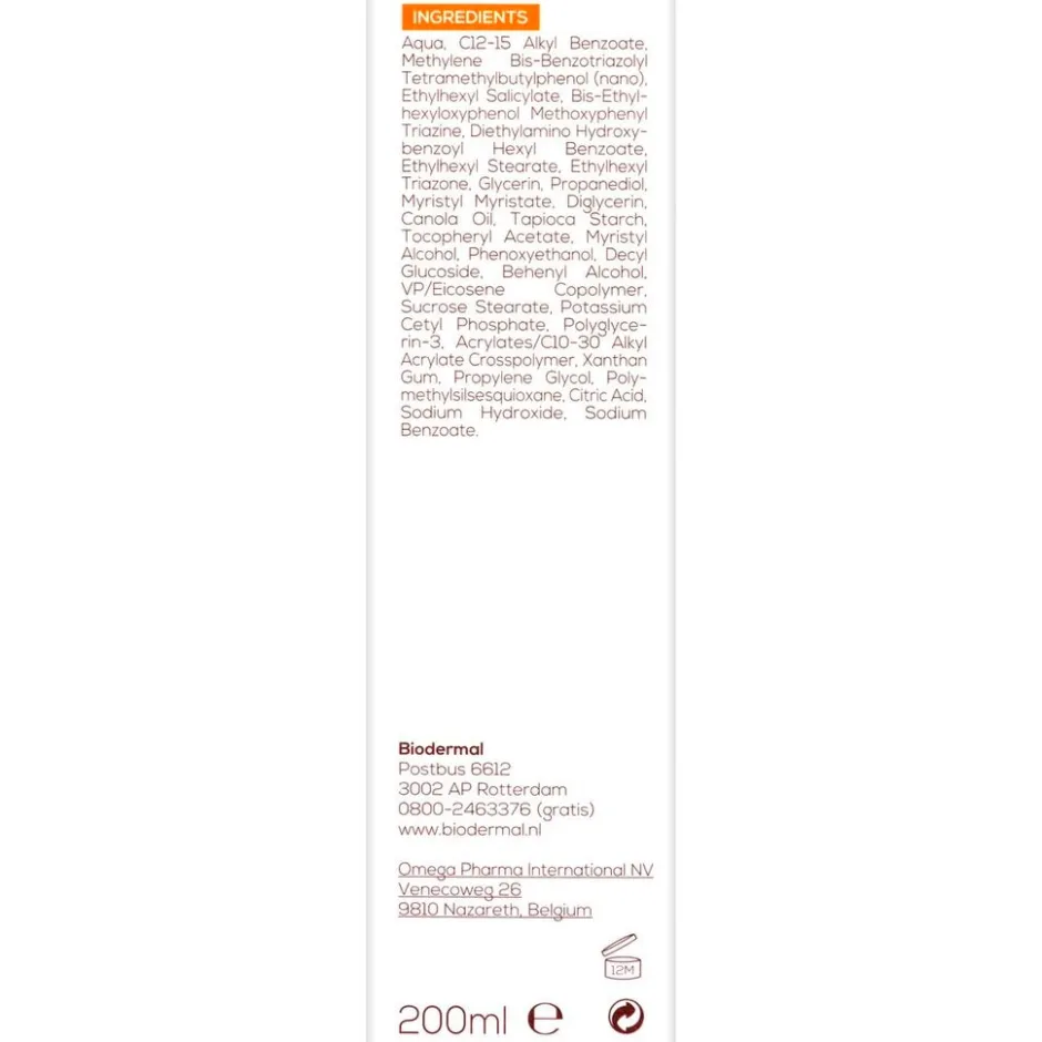 Gevoelige Huid SPF50 Zonnemelk|Biodermal Best