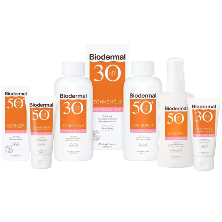 Biodermal Gevoelige Huid SPF30 Zonnespray< Zonnebrand