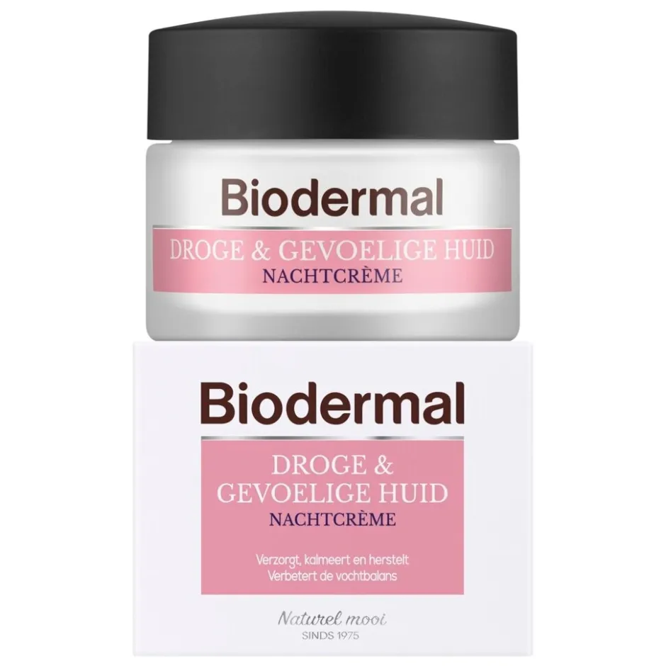 Nachtcrème voor de Droge en Gevoelige Huid|Biodermal Sale