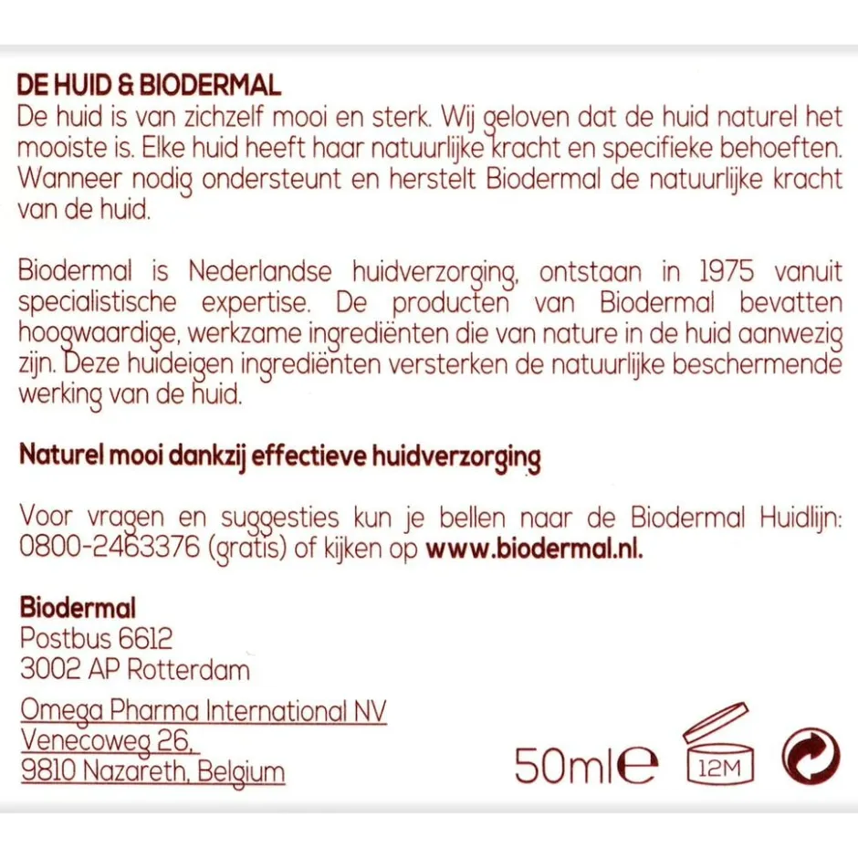 Nachtcrème voor de Droge en Gevoelige Huid|Biodermal Sale